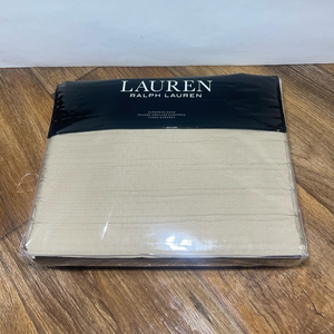 Ralph Lauren Home Spencer Matelasse Quilted Stitch Tan European Sham $135‎ New